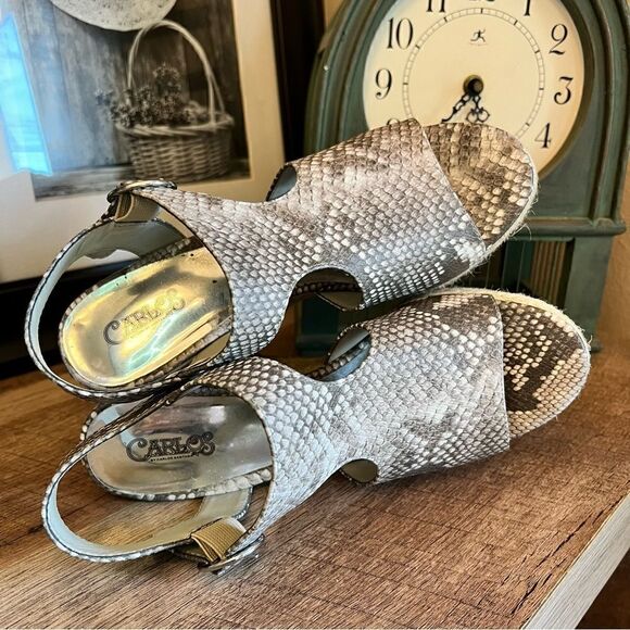 Women's Carlos by Carlos Santana Winnie Wedge Sandal 8 - Picture 9 of 11